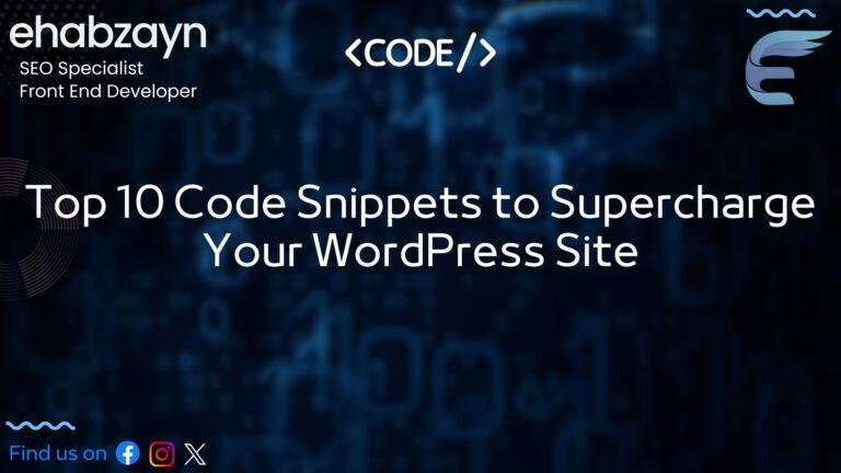 Top 10 Code Snippets