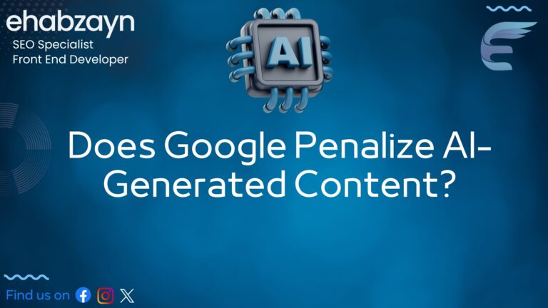 Google Penalize AI-Generated Content