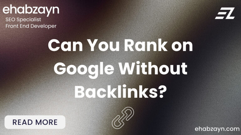 Rank on Google Without Backlinks