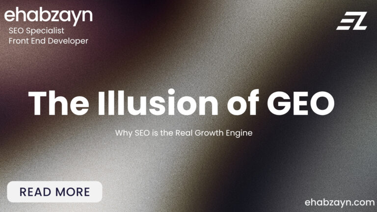 The Illusion of GEO